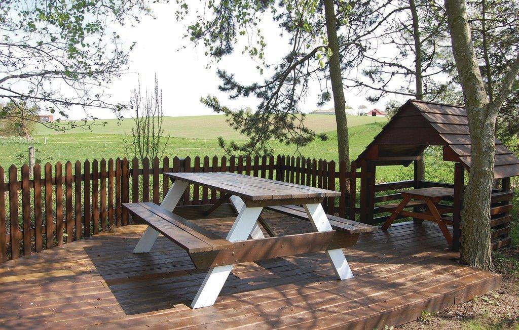 Nice Home In Knebel With Kitchen Екстериор снимка