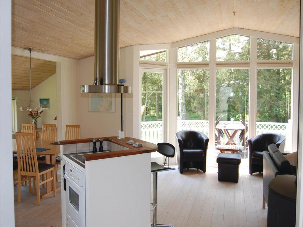 Nice Home In Knebel With Kitchen Екстериор снимка