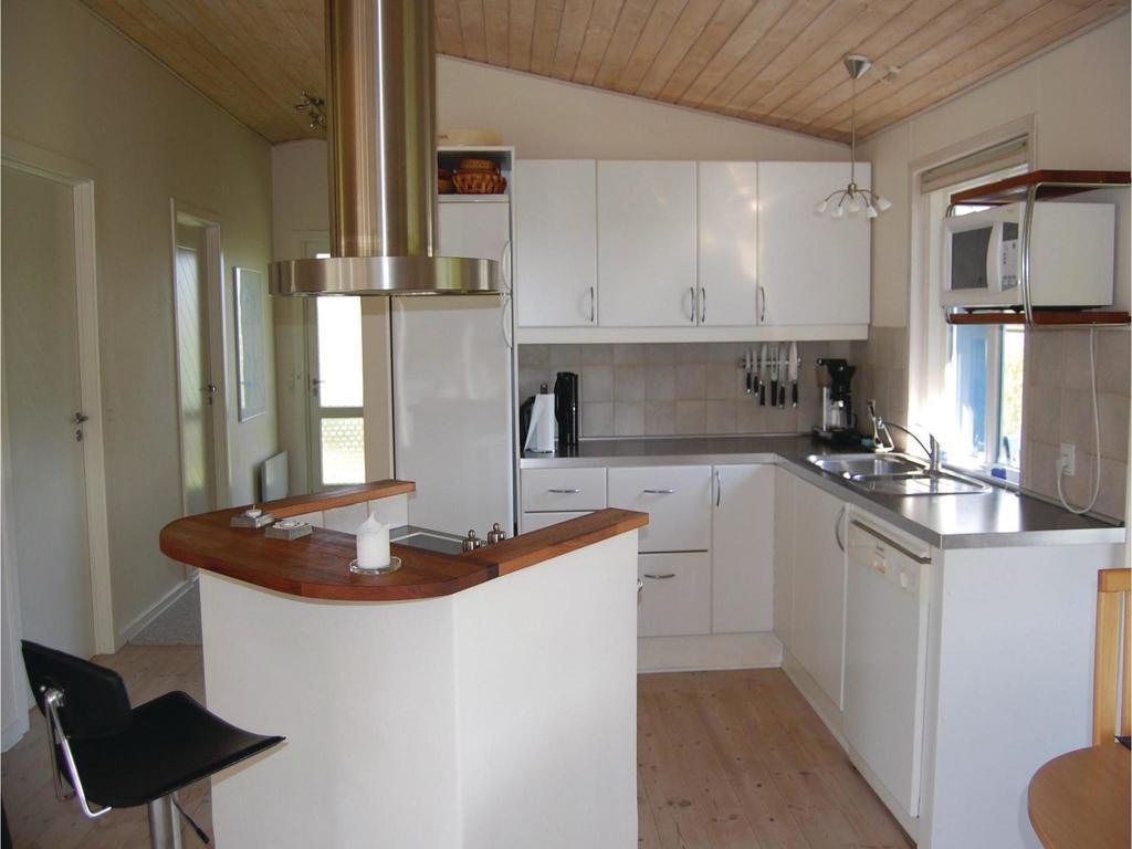 Nice Home In Knebel With Kitchen Екстериор снимка